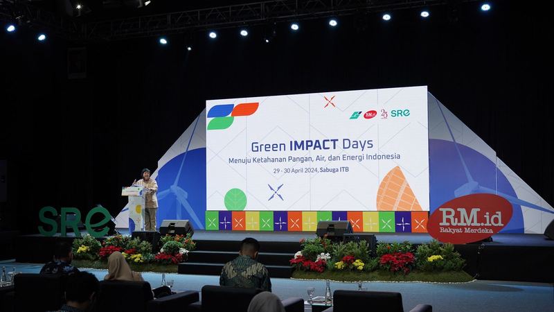 Panggung utama Green Impact Days 2024 di Sabuga ITB