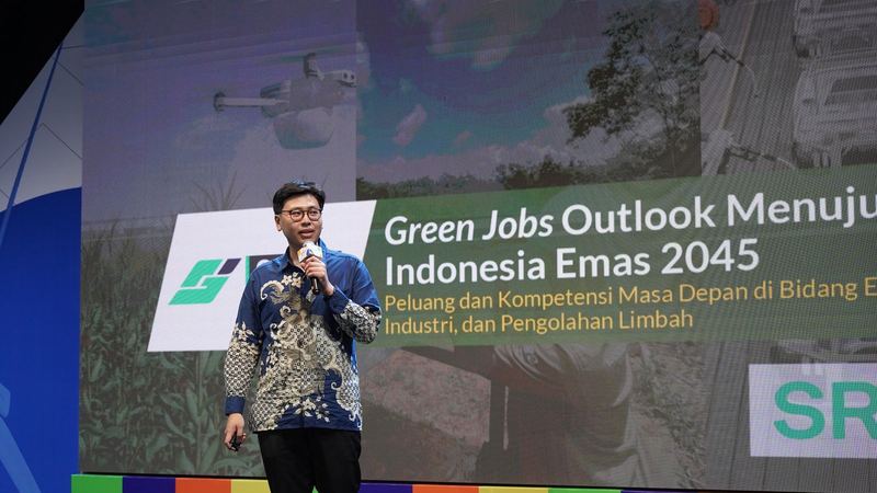 Pemaparan Green Jobs Outlook menuju Indonesia Emas 2045 di Green Impact Days 2024