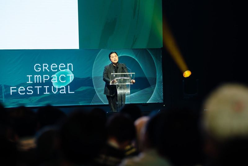 Pembicara menyampaikan materi pada sesi kedua Green Impact Festival 2025